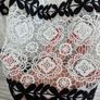 Maje white & black  lace dress Image 3