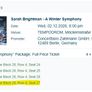 Sarah Brightman A Winter Symphony concert ticket - Berlin 2Dec2026 Image 4