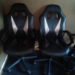 Gaming Office Chairs X 2 Or Sell Single, - Collect / deliver - Great Condition,,