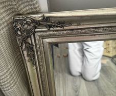 2 x Antique silver mirrors