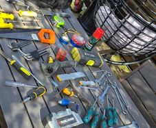 toolbag and tools  ,,,garage clearout