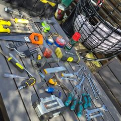 toolbag and tools  ,,,garage clearout