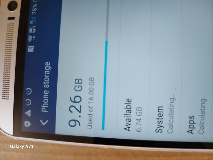 HTC ONE M8s, 16GB, 1.8GB Ram, working perfect, excellent condition