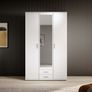 Premium 3-Door Wardrobe with Mirror & Drawers Image 3