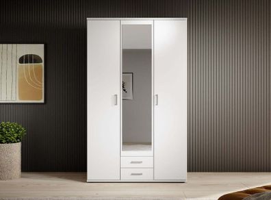 Premium 3-Door Wardrobe with Mirror & Drawers ( Delivery and assembly Free)