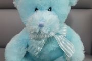 Baby Blue Teddy Bear Soft Toy Plush Like New