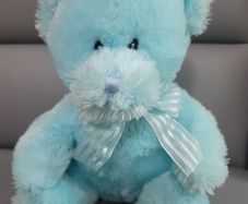 Baby Blue Teddy Bear Soft Toy Plush Like New