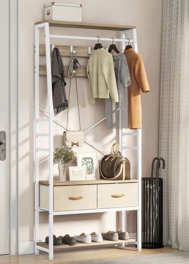 Coat rack and organizer