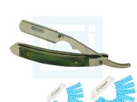 main image for ad Barber Wooden Handle Cut Throat Shaveing Razor Wet Shaveing Salon Barber Knife