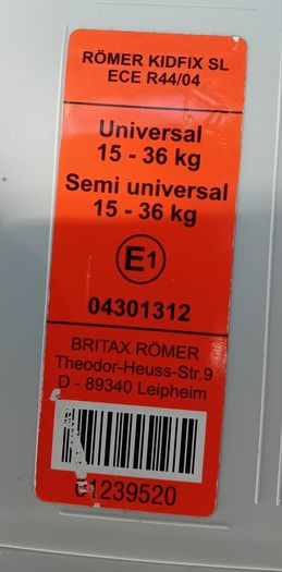 Britax Romer Kidfix SL Car Seat