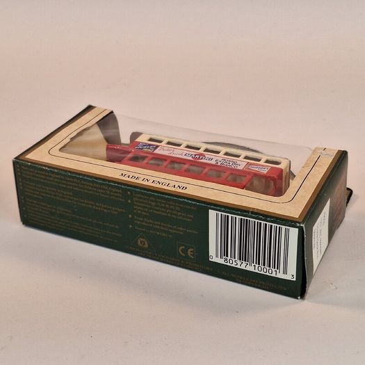 LLedo Diecast Model of Days Gone 49003 1931 AEC Renown Double Deck Bus MARTINI