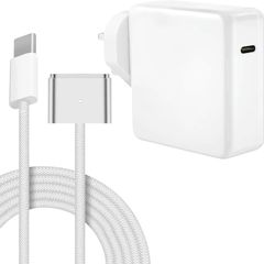 MacBook Charger - 30W C to Magnetic 3 Charger Compatible with Mac Book Air (M3, 2024 & M2, 2022 & M1, 2020), Mac Book Pro 13 inch (M2, 2022), Models A3113 A2681 Original Quality 6.6FT Braided Cable