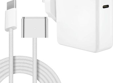 MacBook Charger - 30W C to Magnetic 3 Charger Compatible with Mac Book Air (M3, 2024 & M2, 2022 & M1, 2020), Mac Book Pro 13 inch (M2, 2022), Models A3113 A2681 Original Quality 6.6FT Braided Cable