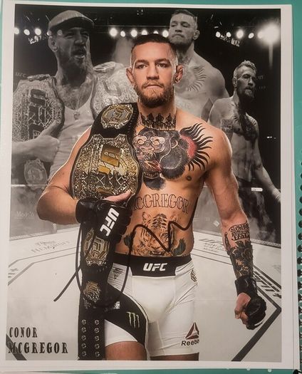 Autographed signed McGregor Gervais McCoy