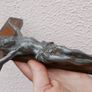 Antique Large Decorative Crucifix 13,5" x 7" (very fine details, exotic wood) Image 4