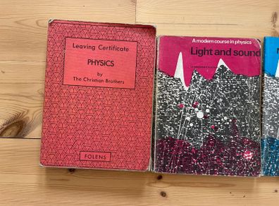 Vintage Irish Physic Text Books