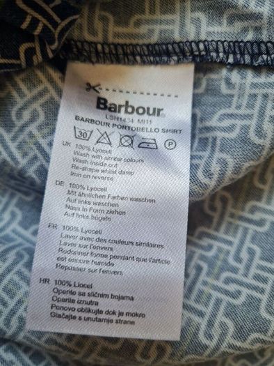 Barbour modern heritage portobello shirt size 8 in excellent condition