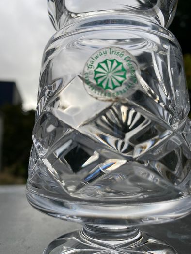 Vintage Galway Crystal vase