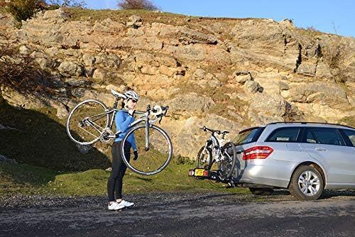Mounted 2 Bike Rack | Maximum load 34 kg | Lightboard for 13pin sockets