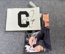 Valid Proof Autograph Captains Armband from Real Madrid manager and ex player Alvaro Arbeloa
