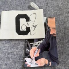 Valid Proof Autograph Captains Armband from Real Madrid manager and ex player Alvaro Arbeloa