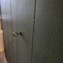 Vintage Country Style Solid Wood Painted Larder Cupboard (Sage Green) Image 8