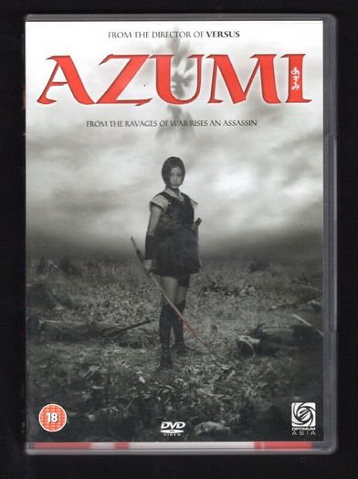 Azumi. DVD Movie. Staring Aya Ueto, Shun Oguri and Hiroki Narimiya