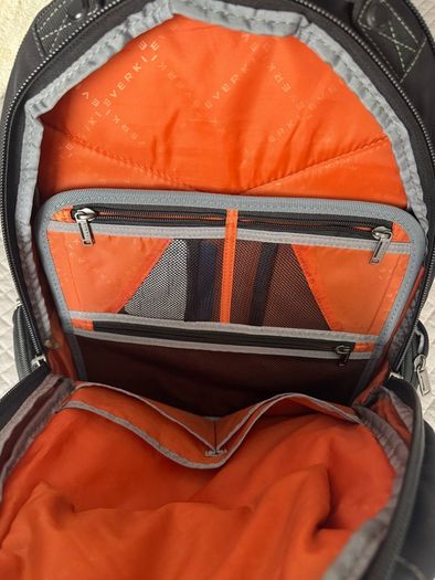 Everki Premium Black & Orange Laptop Backpack Travel Rucksack