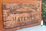 Large Art Deco Irish wooden sign