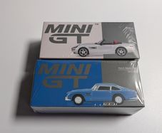 2x MiniGT Models Aston Martin DB5 & BMW Z8