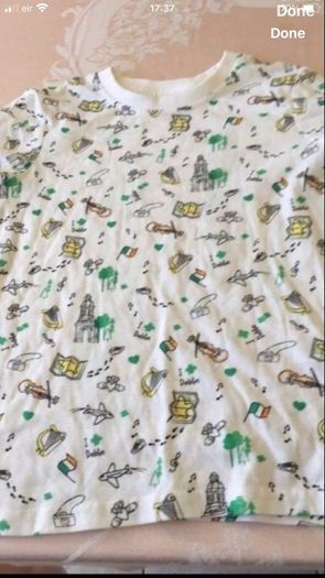 Boys Irish teeshirt age 3/4 new