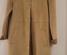coat suede brown