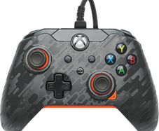 PDP Wired Controller for Xbox / PC (Black & Orange Camo)