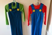 Mario and Luigi fancy dress up outfits