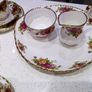 21 (39)piece Tea Set Royal Albert Old Country Roses Bone China Image 3