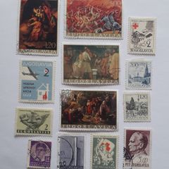 STAMPS Lot - Yugoslavia - suit Crafting or Collecting