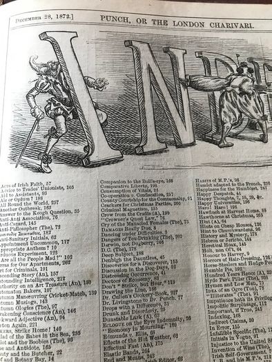 1871 - 1872 Antique ' Punch- New Library Series'