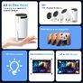 Magcubic HY300 Pro 4K Projector, Android 11, Allwinner H713, Wireless 5.0, UK Plug, 1280/720P HD Home Cinema, Outdoor Portable, 180 Adjustable Stand, Wireless, Compatible with Android 11 TV Box, Outdoor Projector | Modern Cylindrical Design | Compact Image 9