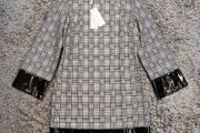 Black and Grey Plaid Dress