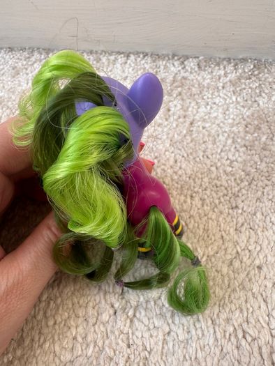 My Little Pony G4 approx. 3" Target Power Ponies Mane-iac Mayhem Brushable Used Please see photos