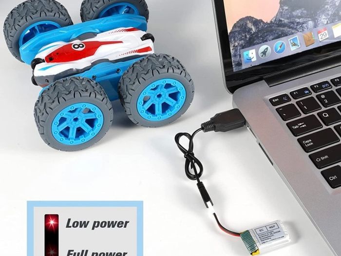 Remote Control Car Toy for Kids, 4WD RC Stunt Car toy, 2.4Ghz Rotating Double Sided Flips 360 Degree RC Car Crawler Truck Vehicle Kids Toy for Boys (MULTIPLE COLOURS AVAILABLE (FREE POSTAGE)
