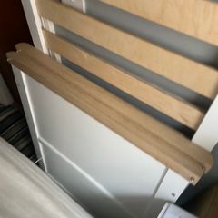 Cot and new mattress