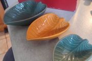 Mason Cash in The Forest Set of 3 Leaf Dishes Multi Colour