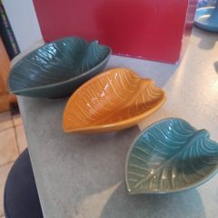 Mason Cash in The Forest Set of 3 Leaf Dishes Multi Colour