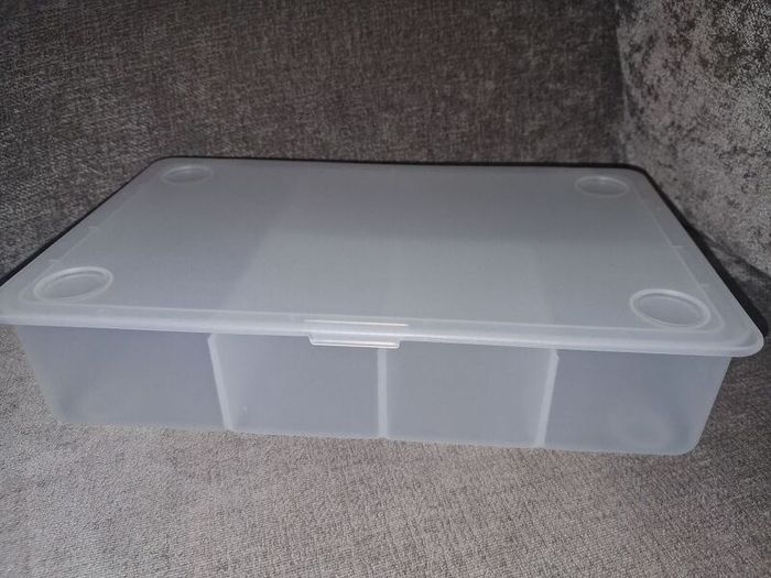 Ikea Glis Storage Box With 5 Compartments - Size - 34cm x 21cm - RRP - 5.00