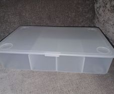 Ikea Glis Storage Box With 5 Compartments - Size - 34cm x 21cm - RRP - 5.00