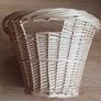 A Very Large Wicker Type Basket / Hamper with Handles - Size in Pics - Super Strong Image 3
