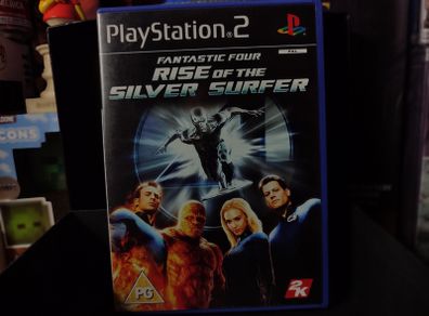 Fantastic Four ! Rise of The Silver Surfer ! PS2 ! Sony Playstation 2 ! 2007 ! Marvel !