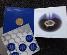 Official Royal Mint Year 2000 Millennium 5 Pound Coin - Minted At The Dome Edition