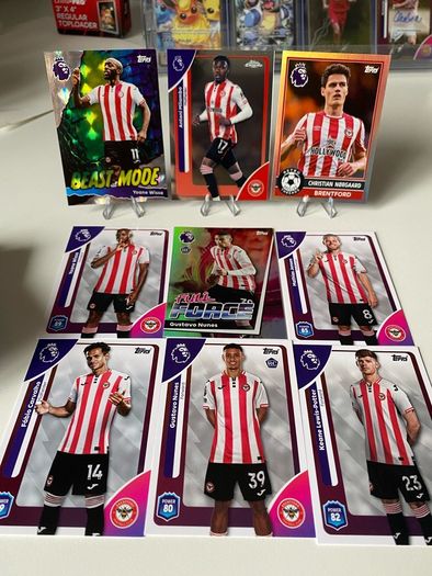 2025/2026 Topps Chrome and premiere league topps cards